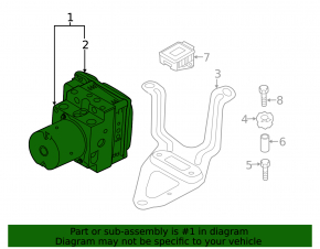 ABS ABS BMW X5 F15 14-18 without radar
