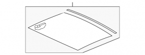 Sunroof glass for VW CC 08-16