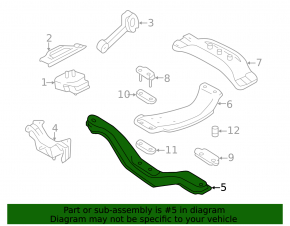 Gearbox mount bracket front Subaru Impreza WRX GH 08-14 5 speed manual