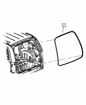 Rubber Seal Trunk Door Dodge Grand Caravan 11-20