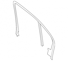 Door frame inner rear left BMW 3 F30 12-18