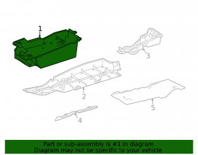 Right rear bumper guard for Toyota Rav4 13-18