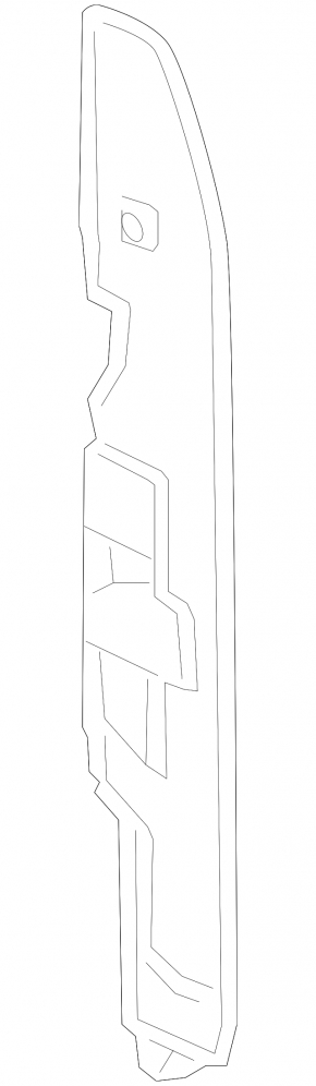 Right door-wing seal for VW Jetta 11-18 USA