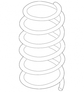 Front left spring Audi Q3 83A 19-25 stiffness 1 yellow, 1 brown, 1 purple