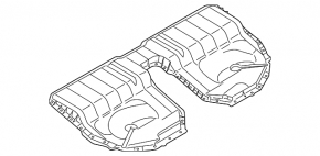 BMW 5 G30 18- 530e hybrid VVB housing upper part