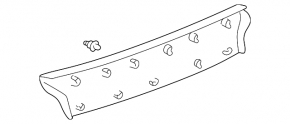 Lexus RX300 98-03 trunk door trim beige