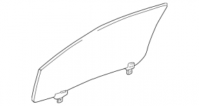 Front right door glass Lexus RX300 98-03