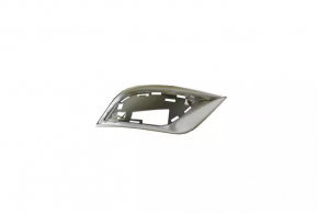 Front bumper plug frame for moldings right Jeep Grand Cherokee WK2 17- silver