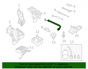 Wheel spanner VW Touareg 11-17