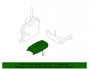 Key smart Kia Forte 4d 14-16