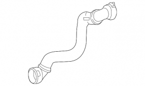 Cooling pipe lower Mercedes C-class W205 300 15-18