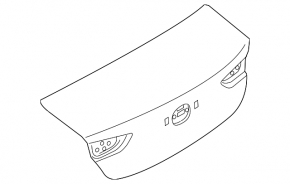 Trunk lid Mazda 3 19- 4d Japan built