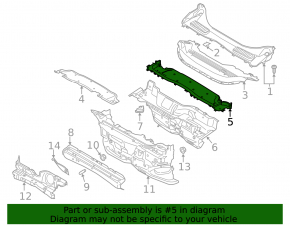 Ford Escape MK3 13 wiper pan - broken fasteners