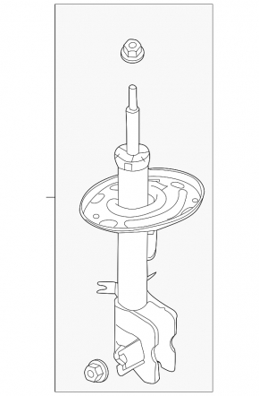 Front left shock absorber assembly for Nissan Murano z51 09-13