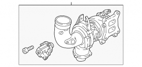 Turbine Audi A6 C7 16-18 2.0T