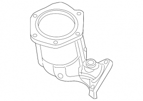 Left catalytic converter Nissan Maxima A36 16-23 3.5