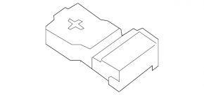 Positive terminal cover for Nissan Murano z52 battery 15-