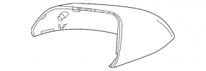 Right side mirror cover Chevrolet Equinox EV 24-26