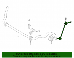 Front left stabilizer link BMW iX 22-26