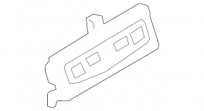 Climate control for the 2nd row of seats of the Audi E-Tron 19-23