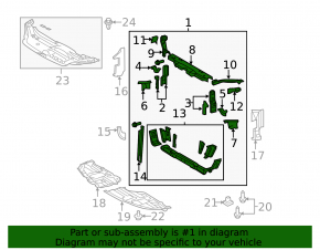 Toyota Avalon 05-10 TV radiator panel
