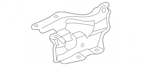 Right hood hinge for Toyota Camry v50 12-14 USA
