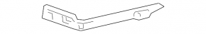 Front bumper mount left Acura MDX 07-13