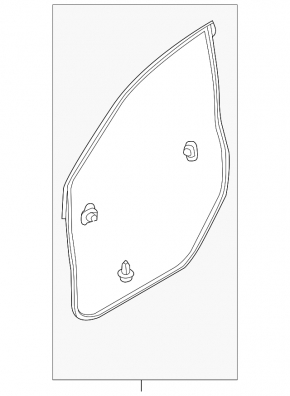 Honda CRV 12-16 front left door seal