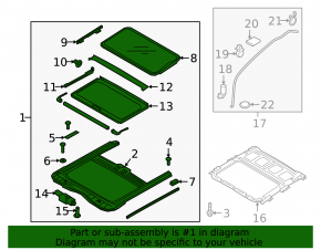 Hatch assembly Kia Niro 17-22