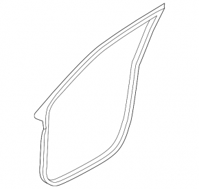 Front left door seal for Kia Sorento 10-15