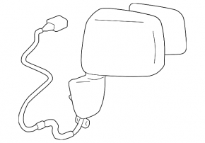 Left mirror housing for Lexus RX300 98-99