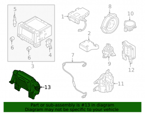 Warning signal Kia Niro 17-19 HEV, PHEV