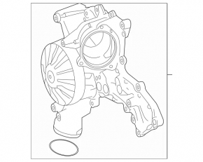 Coolant pump for Mercedes GLS 17-19 4.7
