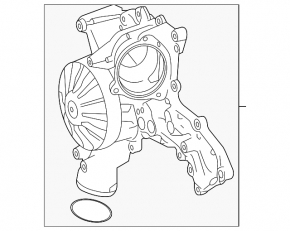 Coolant pump for Mercedes GLS 17-19 4.7