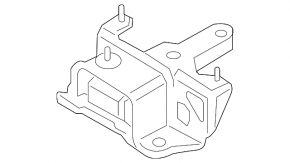 Left gearbox mount for Ford Fiesta 11-19 1.6