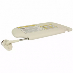 Left visor Ford Escape MK3 13-19 gray, with backlight, without hook, without plug
