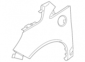 Front left wing Ford C-max MK2 13-17 Energy