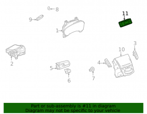 TEMPERATURE ECU COMPUTER Heater Control Cadillac CTS 14-