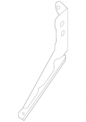 Bracket for cooling radiator of automatic transmission lower Infiniti JX35 QX60 16- metal