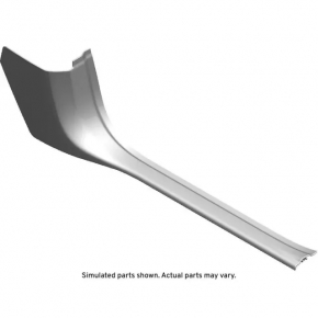 Door sill trim front right Chevrolet Volt 16 - gray, scratches