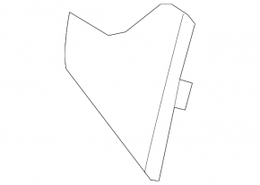 Front panel trim center left Volvo V90 17-22 usa, wood grain
