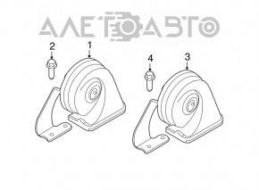 Volvo XC60 18-26 HIGH Signal with Bracket
