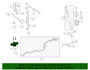Lexus GX460 10-23 KDSS hydraulic accumulator