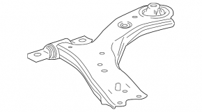 Lower control arm front left Toyota Sienna 21-25