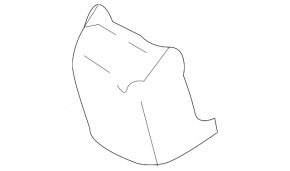 Hood lock trim right BMW X3 G01 18-23 lower