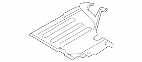Front left underbody protection Mini Cooper F56 3d 14-22