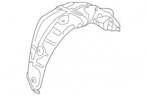 Mudguard rear right Subaru Forester 19- SK