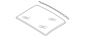 Sunroof glass VW Beetle 12-19