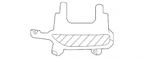 Left fog light plug for Nissan Rogue Sport 20-22