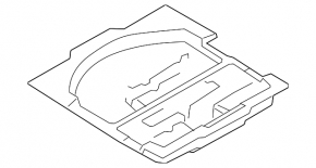 Foam tool holder for Subaru Outback 15-19